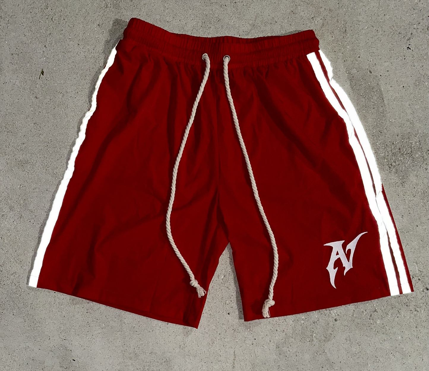 V2 Nylon Shorts ( Red )